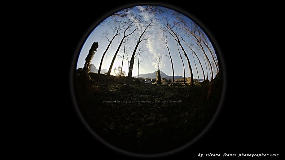Landscape with 180 ° fisheye additional 15mm.