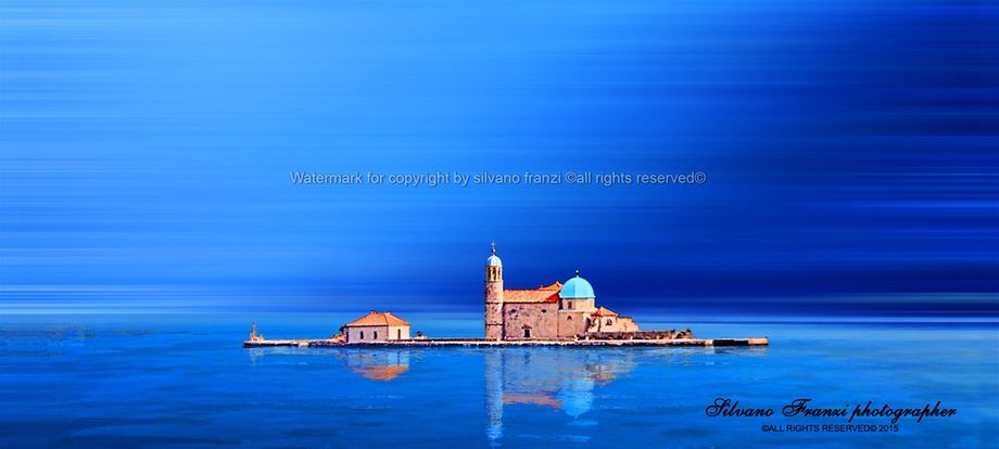 Bay of Kotor - Gospa Od Skprjela and Sveti Djordje  - My Images Do Not Belong To The Public Domain - All images are copyright by silvano franzi ©all rights reserved©